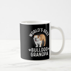 Best Bulldog Grandpa - Hund Grandfather Kaffemugg