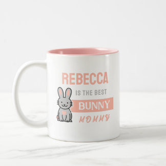Best Bunny Mamma med Namn Coffee Mugg
