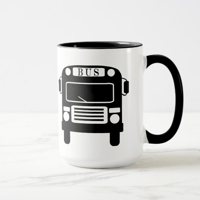 Best Buss Driver Silhouette Mugg (Höger)