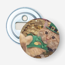Best Button Bottle Opener with Irish Cat Flasköppnare