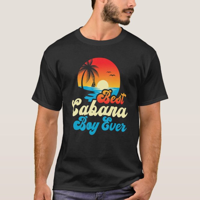 Best Cabana Boy Now Sunset Handflatan Träd 5 T Shirt (Framsida)