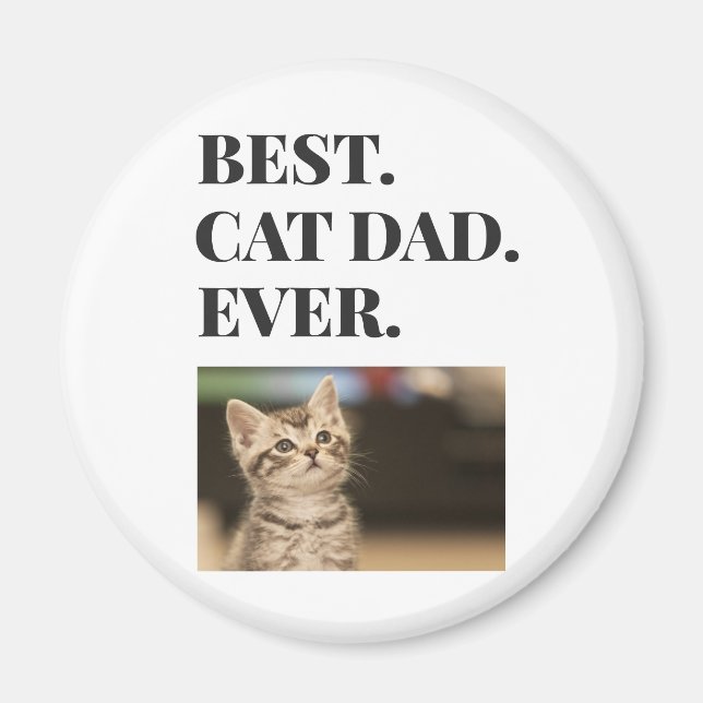 Best Cad Pappa någonsin Photo Magnet (Framsidan)