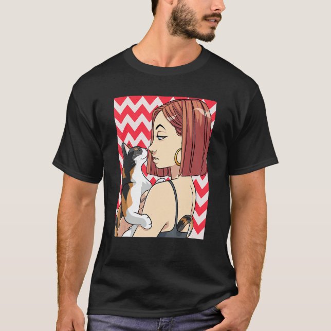 Best Calico Cat Mamma Cute Pet Kitten Cat Dam T Shirt (Framsida)