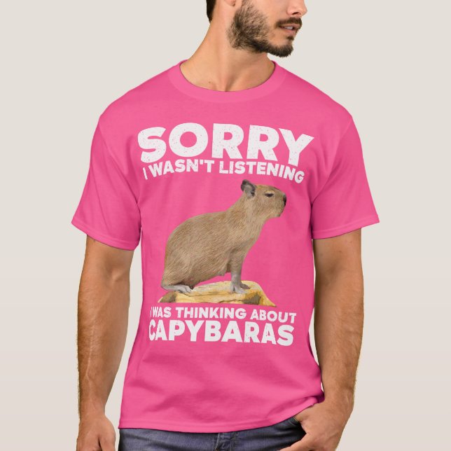 Best Capybara Pet Rodent Capybara T Shirt (Framsida)