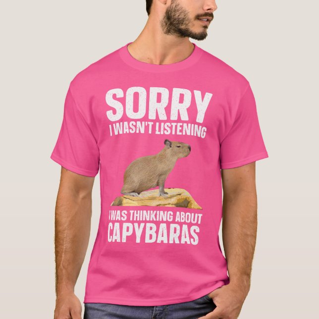 Best Capybara Pet Rodent Capybara T Shirt (Framsida)