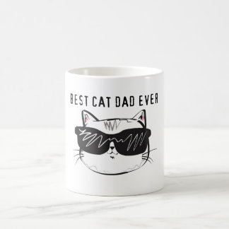 Best Cat Dad Ever Cup Kaffemugg