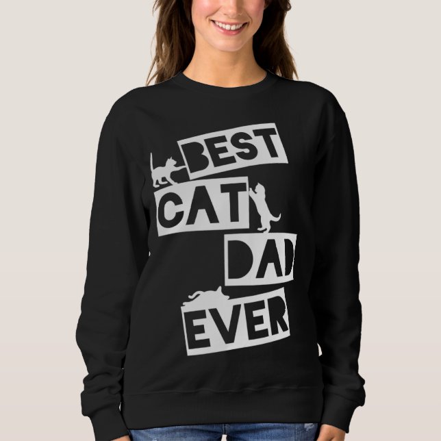 Best Cat Dad Ever Designs  Cat Dad T Shirt (Framsida)