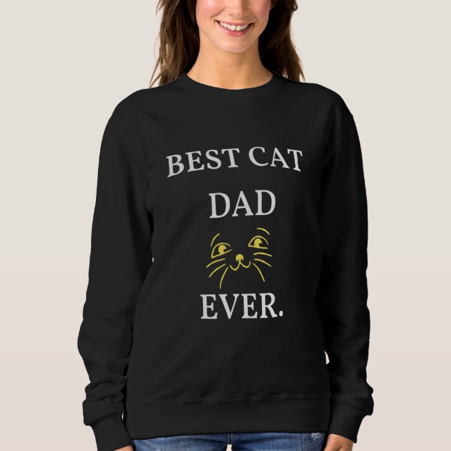 BEST CAT DAD EVER T SHIRT (Framsida)