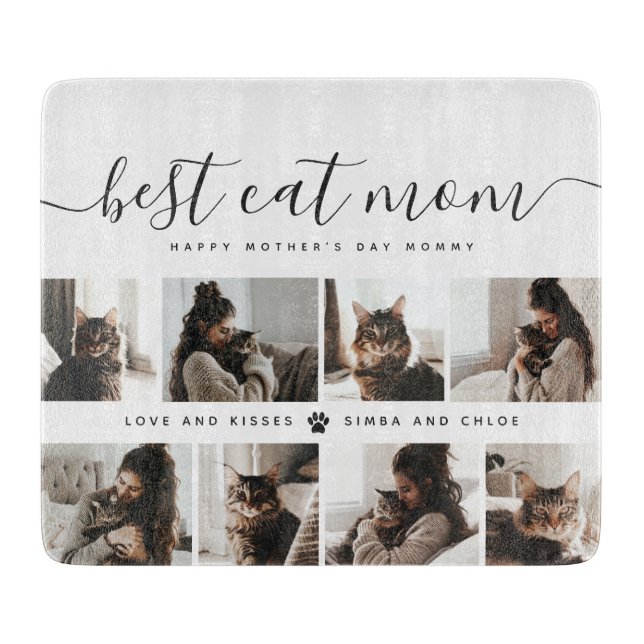 Best Cat Mamma: Anpassningsbar Mors dag Cat Photo (Framsidan)