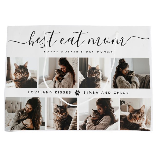 Best Cat Mamma: Anpassningsbar Mors dag Cat Photo (Framsidan)
