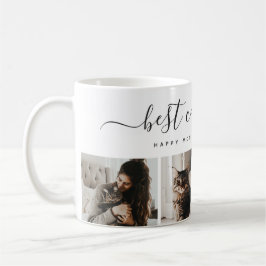 Best Cat Mamma: Anpassningsbar Mors dag Cat Photo Kaffemugg