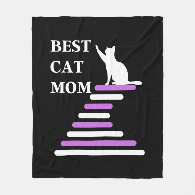 Best Cat Mamma Fleecefilt (Framsidan)