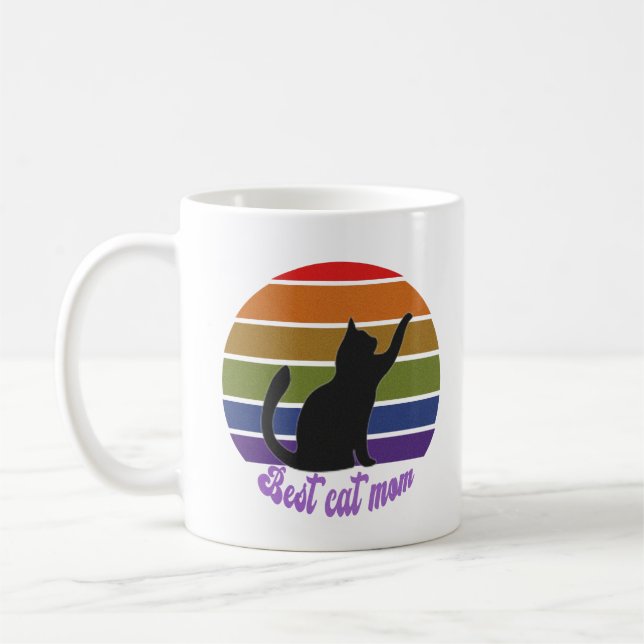 Best Cat Mamma Kaffemugg (Vänster)