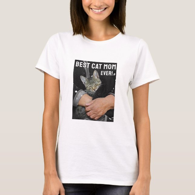 Best Cat Mamma (light) T-Shirt (Framsida)
