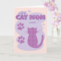 Best Cat Mamma | Mors dag-gratulationskort