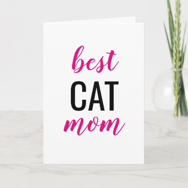 Best Cat Mamma Mors dag Kort (Framsida)