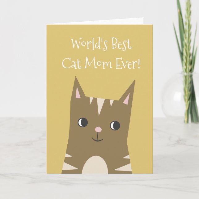 Best Cat Mamma | Mors dag Kort (Framsida)