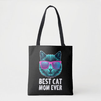 Best Cat Mamma någonsin Cute Funny Glass Tygkasse