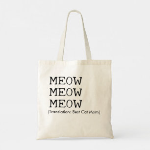 Best Cat Mamma-översättning Tygkasse
