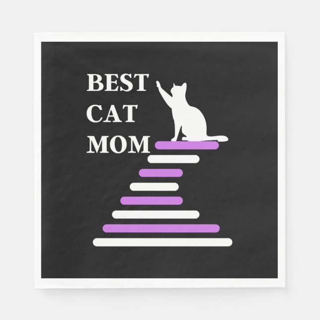 Best Cat Mamma Pappersservett (Framsidan)