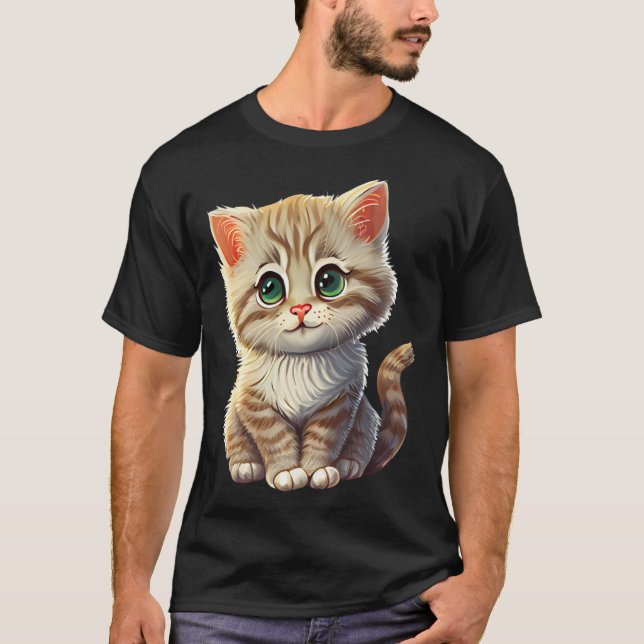 Best Cat Mom And Cat Dad T Shirt (Framsida)