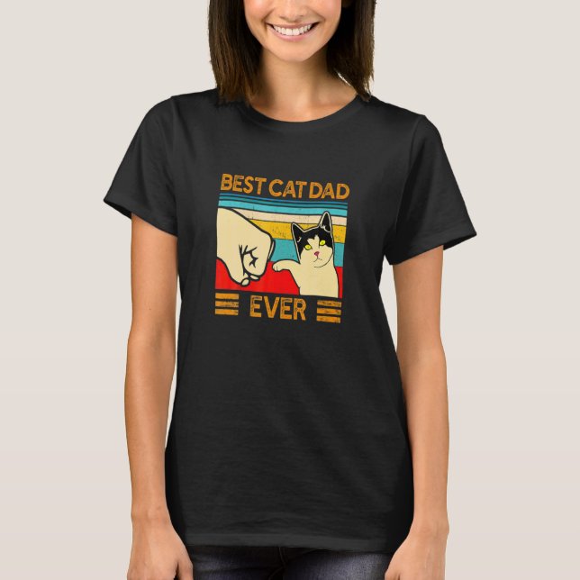 Best Cat Pappa all Cat Far pappa T Shirt (Framsida)