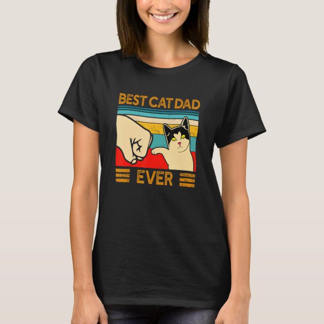 Best Cat Pappa all Cat Far pappa T Shirt (Framsida)