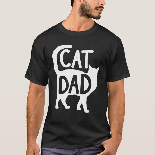 Best Cat Pappa Fars dag Manar pappa Pappa Funny Cu T Shirt (Framsida)