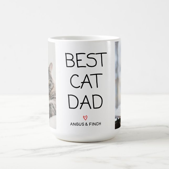 Best Cat Pappa-kaffe Mugg (Center)
