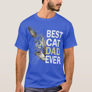 Best Cat Pappa någonsin Cat Lovers Funny Fars dag T Shirt
