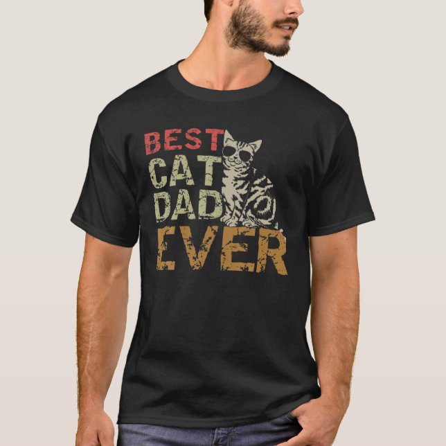 Best-Cat Pappa någonsin-Essential T Shirt (Framsida)