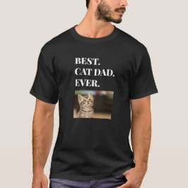 Best Cat Pappa någonsin Photo T-Shirt