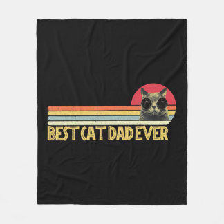 Best Cat Pappa någonsin Shirt Cat Lovers Cat Pappa Fleecefilt