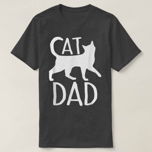 Best Cat Pappa Shirt Fars dag Kattunge pappa Pappa T (Design framsida)