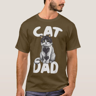 Best Cat Pappa Shirt Fars dag Kattunge pappa Pappa T Shirt