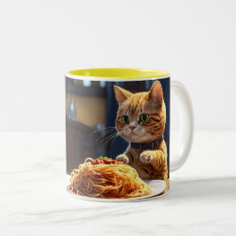 Best Cat Pappa Två-Tonad Mugg