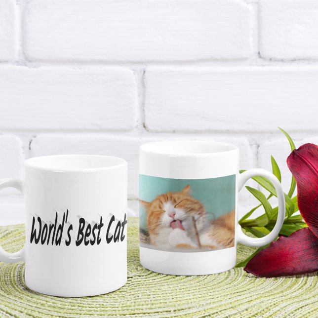 Best Cat Photo Kaffemugg (Skapare uppladdad)