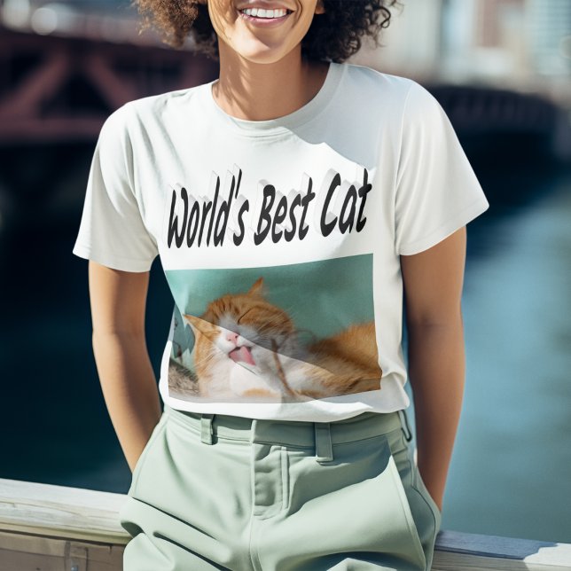 Best Cat Photo T Shirt (Skapare uppladdad)