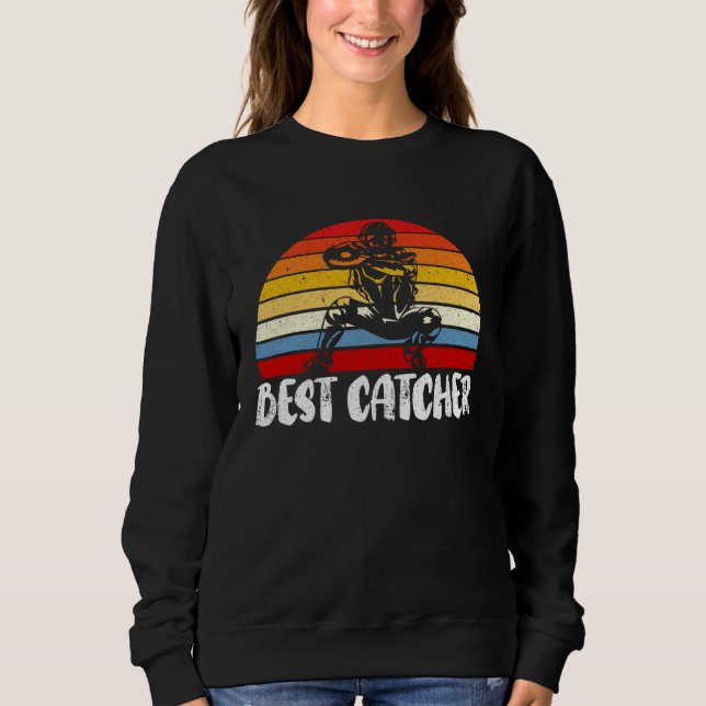 Best Catcher Baseball Player Baseball Coach Sports T Shirt (Framsida)