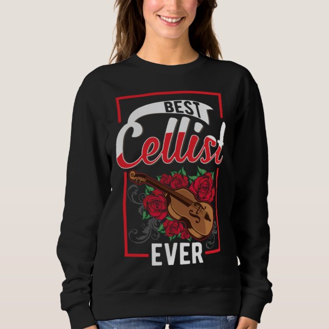Best Cellist Ever Cello T Shirt (Framsida)