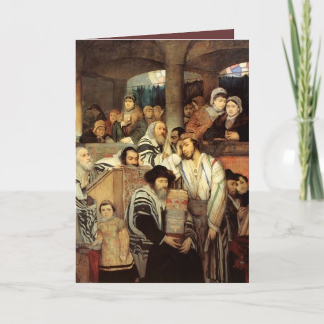 BEST CHANUKAH GREETING CARDS - GOTTLIEB ARTWORK HELGKORT (Framsida)