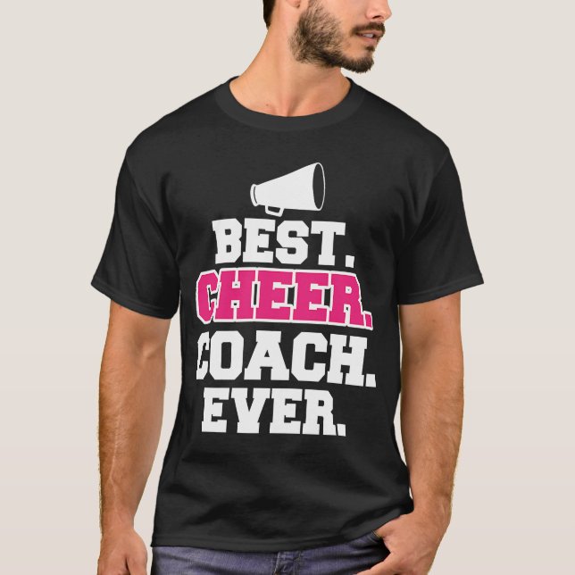 Best Cheer Coach nånsin Cheerledande Coach JT T Shirt (Framsida)