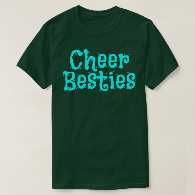 Best Cheer-ledare Besties T Shirt (Design framsida)