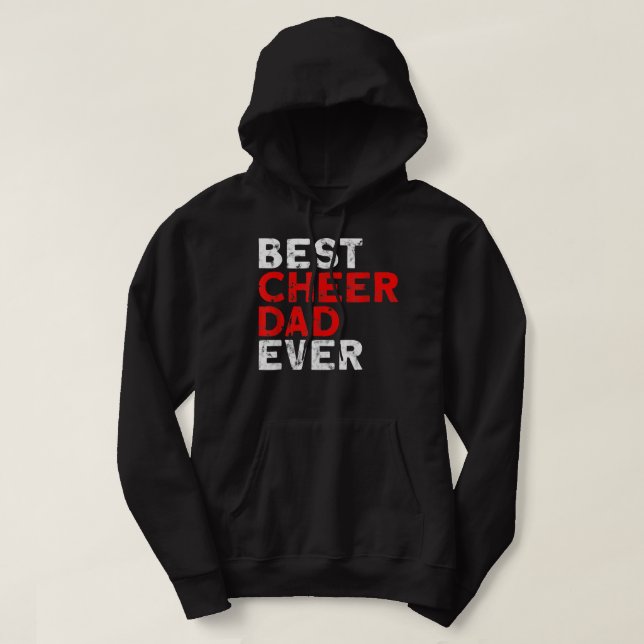 Best Cheer Pappa, Cheerlead Pappa Hoodie (Design framsida)