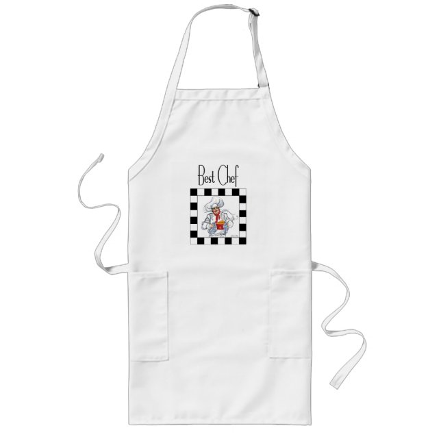 Best Chef Mens Cooking/Barbecue Apron Långt Förkläde (Framsidan)