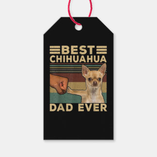 Best Chihuahua Dad Ever Presentetikett