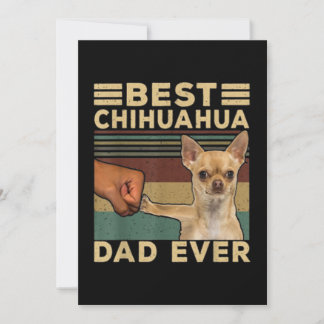 Best Chihuahua Dad Ever Tack Kort