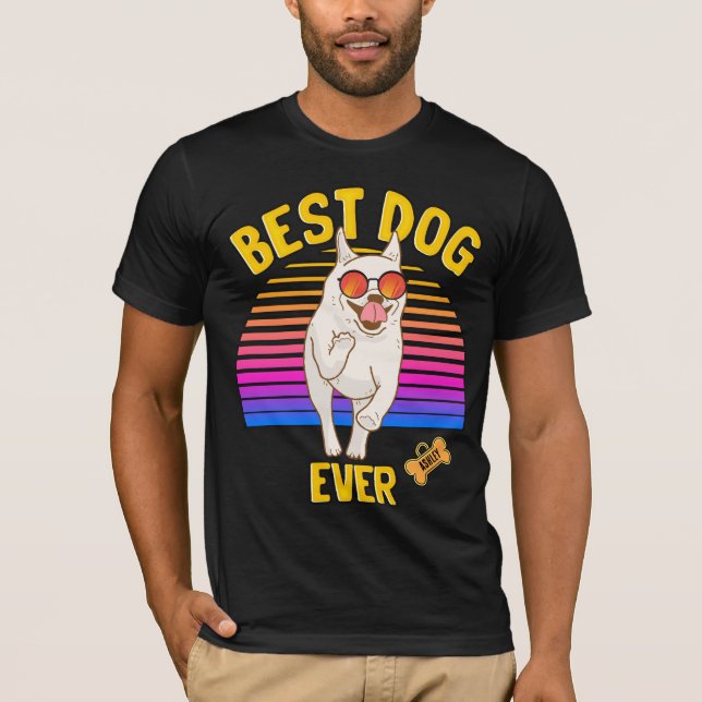 Best Chihuahua Hund någonsin Retro T Shirt (Framsida)
