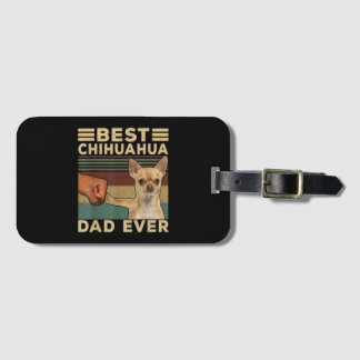 Best Chihuahua Pappa någonsin Bagagebricka