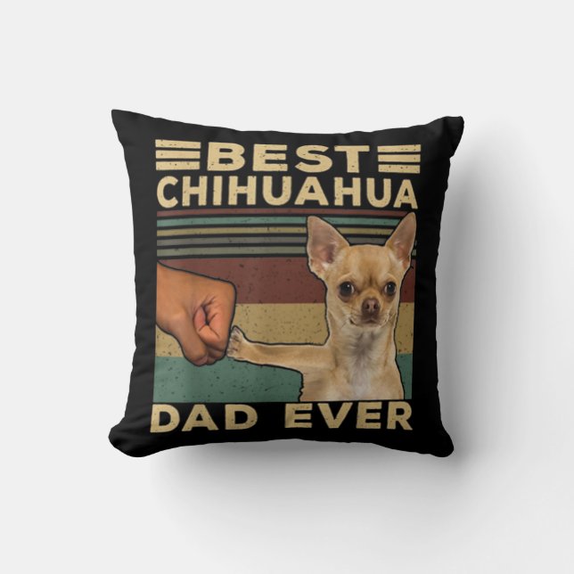 Best Chihuahua Pappa någonsin Kudde (Framsida)